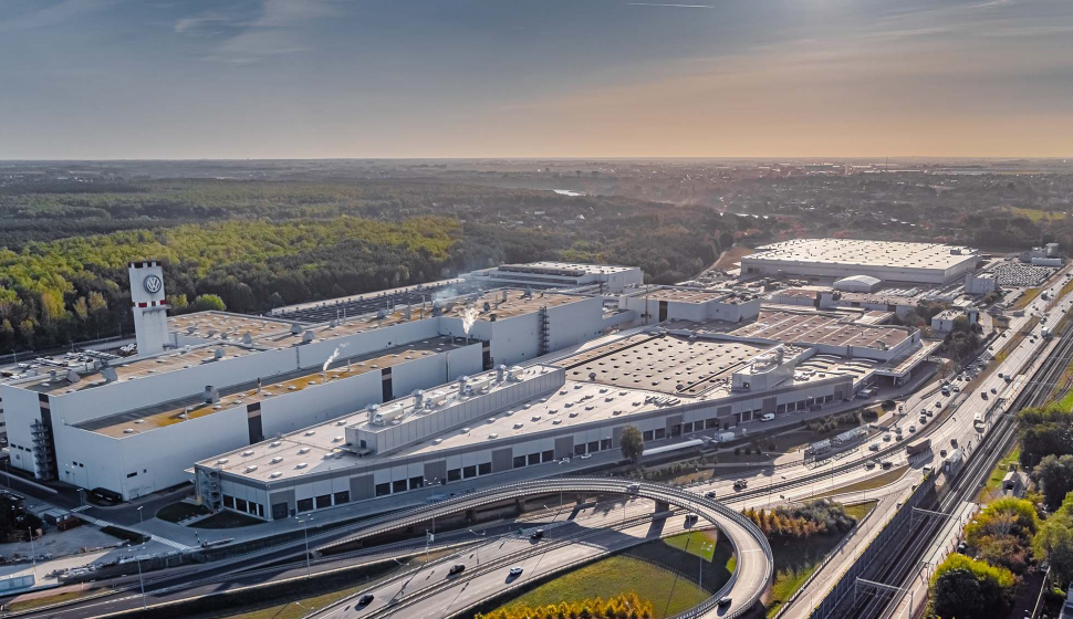 Na zdjęciu: Volkswagen Poznań – zakład Poznań-Antoninek. W skład kompleksu wchodzi jeszcze zakład zabudów specjalistycznych w Swarzędzu, odlewnia na poznańskiej Wildzie, i fabryka we Wrześni.
