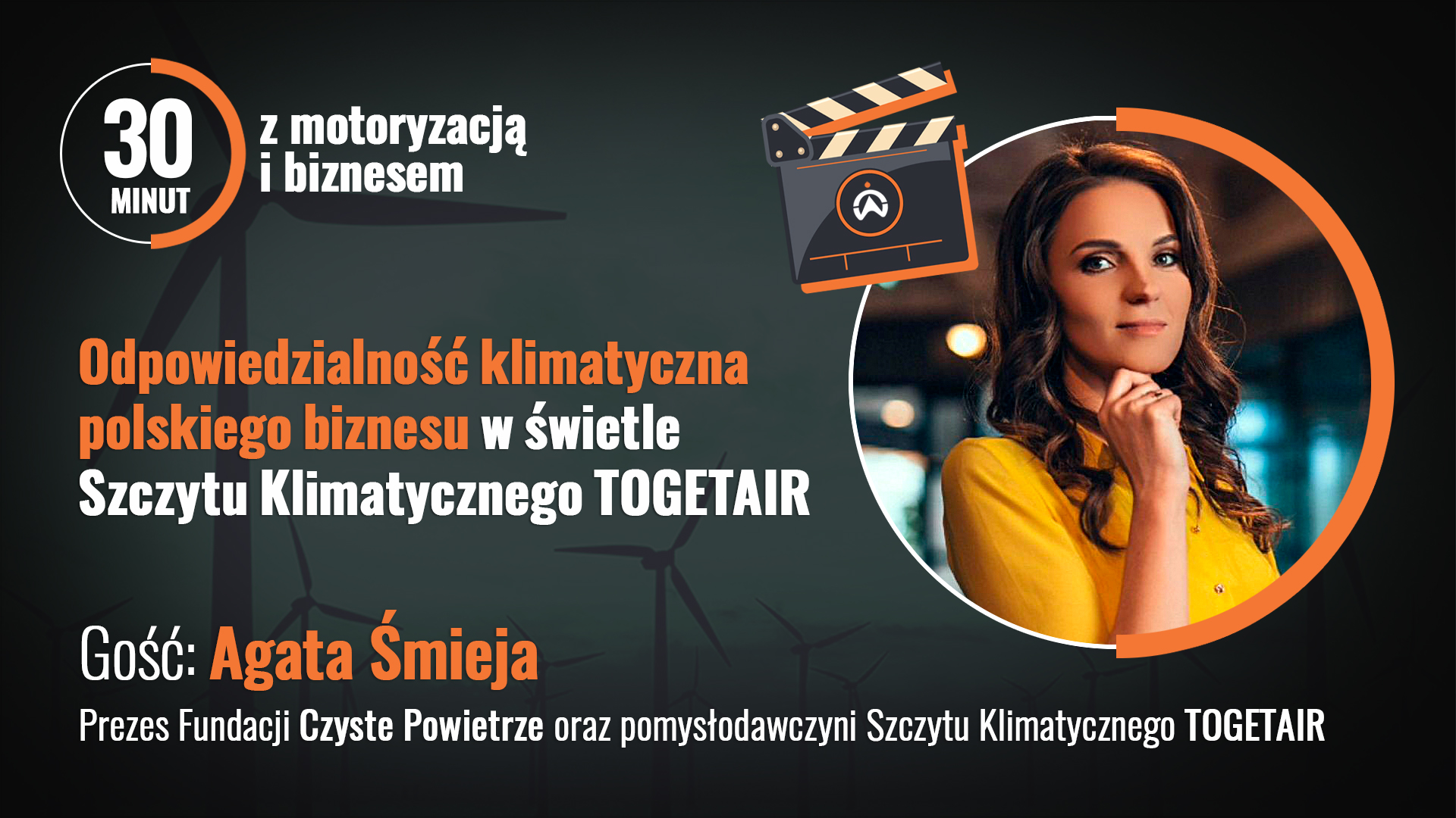 VIDEO | Agata Śmieja, Prezes Fundacji Czyste Powietrze.