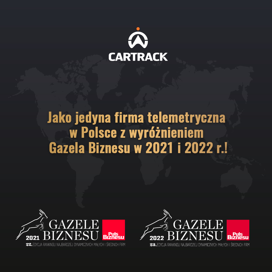 gazele biznesu lista firm, puls biznesu gazele, cartrack polska