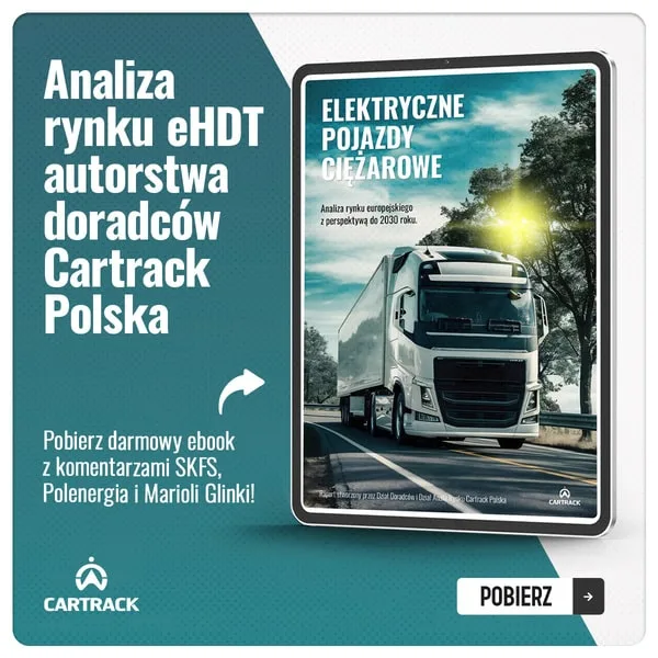 elektryczne samochody ciężarowe, elektryczne ciężarówki, cartrack